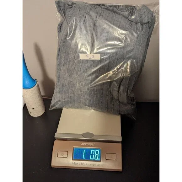 Zeagoo Women's Casual Knit Sweater Dress with Pockets Crew Medium, Blue/Grayish - Picture 15 of 15